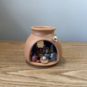 clay nativity‎ scene set